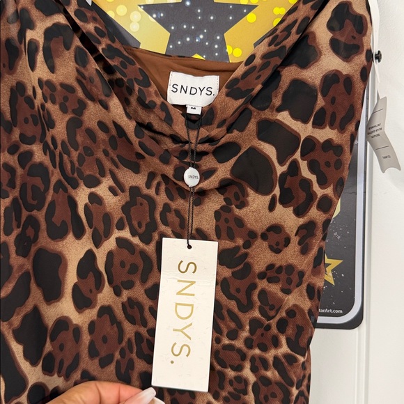 SNDYS Skin Maxi Dress in Leopard - Picture 6 of 7